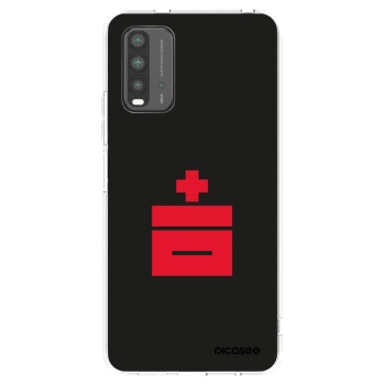 Picasee silikonowe czarne etui na Xiaomi Redmi 9T - Le Plastenciaga
