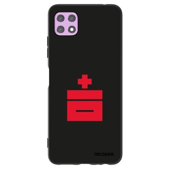 Picasee silikonowe czarne etui na Samsung Galaxy A22 A226B 5G - Le Plastenciaga