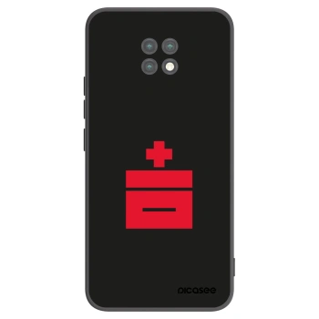 Picasee silikonowe czarne etui na Xiaomi Redmi Note 9T - Le Plastenciaga