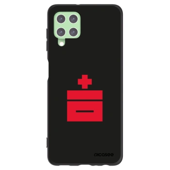 Picasee silikonowe czarne etui na Samsung Galaxy A22 A225F 4G - Le Plastenciaga