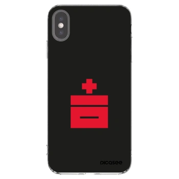 Picasee silikonowe przeźroczyste etui na Apple iPhone XS Max - Le Plastenciaga