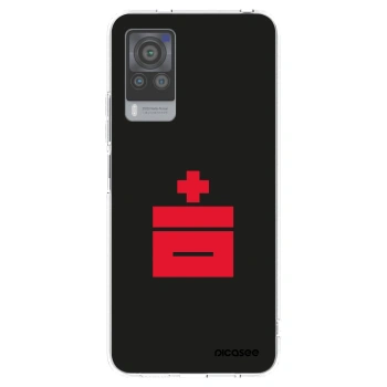 Picasee silikonowe przeźroczyste etui na Vivo X60 Pro 5G - Le Plastenciaga