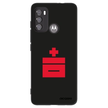 Picasee silikonowe czarne etui na Motorola Moto G60 - Le Plastenciaga