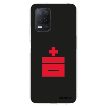 Picasee silikonowe przeźroczyste etui na Realme 8 5G - Le Plastenciaga