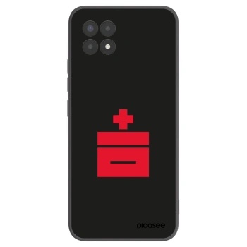 Picasee silikonowe czarne etui na Realme 8i - Le Plastenciaga