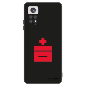 Picasee silikonowe czarne etui na Xiaomi Redmi Note 11 - Le Plastenciaga