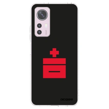 Picasee silikonowe przeźroczyste etui na Xiaomi 12 - Le Plastenciaga