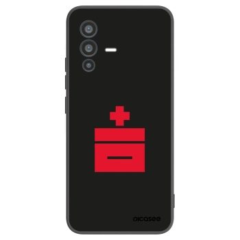 Picasee silikonowe czarne etui na Vivo V23 5G - Le Plastenciaga