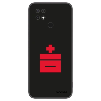 Picasee silikonowe czarne etui na Xiaomi Redmi 10C - Le Plastenciaga