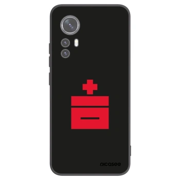 Picasee silikonowe czarne etui na Xiaomi 12X - Le Plastenciaga