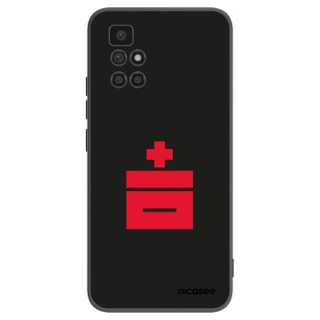 Picasee silikonowe czarne etui na Xiaomi Redmi 10 (2022) - Le Plastenciaga