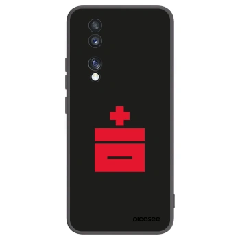 Picasee silikonowe czarne etui na Honor 70 - Le Plastenciaga