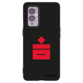 Picasee silikonowe czarne etui na OnePlus 9 - Le Plastenciaga