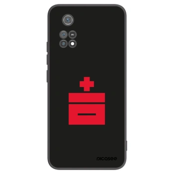 Picasee silikonowe czarne etui na Xiaomi Poco M4 Pro - Le Plastenciaga