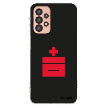 Picasee silikonowe przeźroczyste etui na Samsung Galaxy A23 A236B 5G - Le Plastenciaga