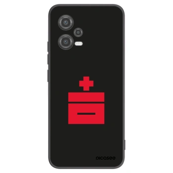 Picasee silikonowe czarne etui na Xiaomi Poco X5 - Le Plastenciaga