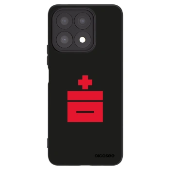 Picasee silikonowe czarne etui na Honor X8a - Le Plastenciaga