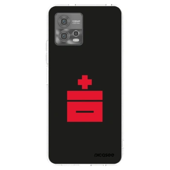 Picasee silikonowe przeźroczyste etui na Motorola Moto G72 - Le Plastenciaga
