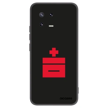 Picasee silikonowe czarne etui na Xiaomi 13 Pro - Le Plastenciaga