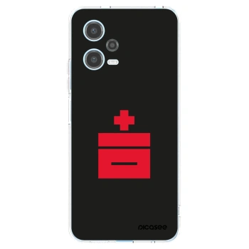 Picasee silikonowe przeźroczyste etui na Xiaomi Redmi Note 12 5G - Le Plastenciaga