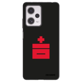 Picasee silikonowe czarne etui na Xiaomi Redmi Note 12 Pro+ 5G - Le Plastenciaga