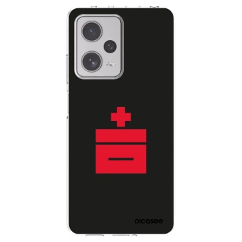 Picasee silikonowe przeźroczyste etui na Xiaomi Redmi Note 12 Pro+ 5G - Le Plastenciaga