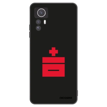 Picasee silikonowe czarne etui na Xiaomi Redmi Note 12S - Le Plastenciaga
