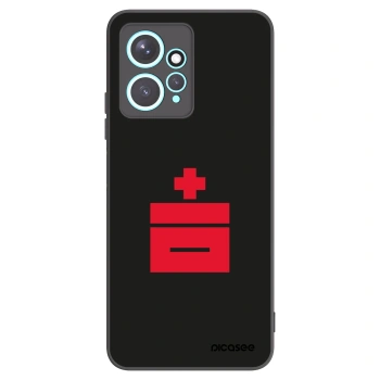 Picasee silikonowe czarne etui na Xiaomi Redmi Note 12 4G - Le Plastenciaga