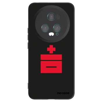 Picasee silikonowe czarne etui na Honor Magic5 Pro - Le Plastenciaga