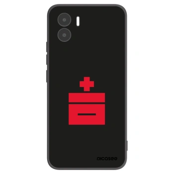 Picasee silikonowe czarne etui na Xiaomi Redmi A2 - Le Plastenciaga