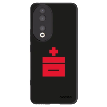 Picasee silikonowe czarne etui na Honor 90 5G - Le Plastenciaga