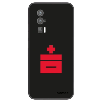 Picasee silikonowe czarne etui na Xiaomi Poco F5 Pro 5G - Le Plastenciaga