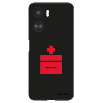 Picasee silikonowe czarne etui na Honor 90 Lite 5G - Le Plastenciaga