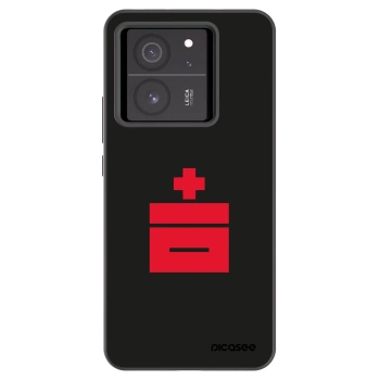 Picasee silikonowe czarne etui na Xiaomi 13T Pro - Le Plastenciaga