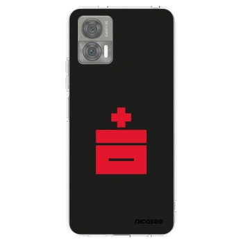 Picasee silikonowe przeźroczyste etui na Motorola Edge 30 Neo - Le Plastenciaga