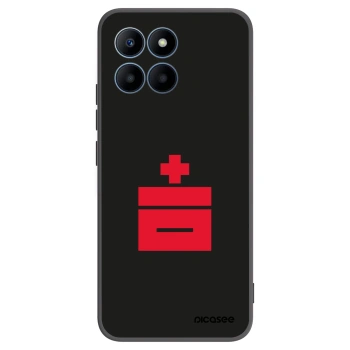 Picasee silikonowe czarne etui na Honor 70 Lite - Le Plastenciaga