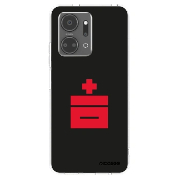 Picasee silikonowe przeźroczyste etui na Honor X7a - Le Plastenciaga