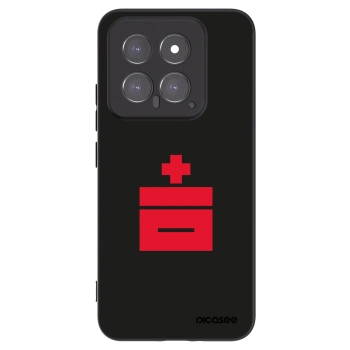 Picasee silikonowe czarne etui na Xiaomi 14 - Le Plastenciaga