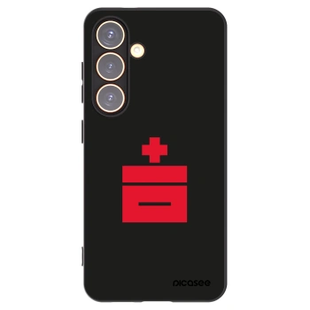 Picasee silikonowe czarne etui na Samsung Galaxy S24 S921B 5G - Le Plastenciaga