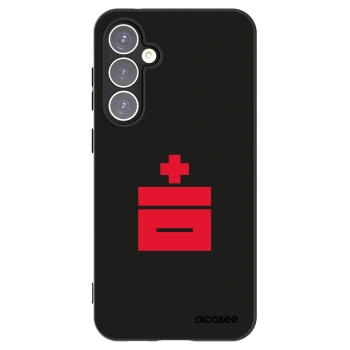 Picasee silikonowe czarne etui na Samsung Galaxy S23 FE S711B - Le Plastenciaga