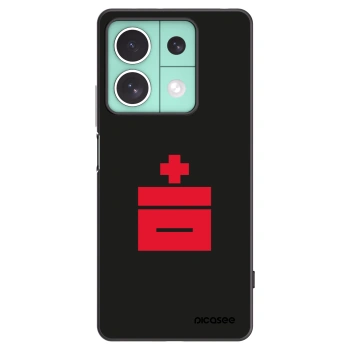 Picasee silikonowe czarne etui na Xiaomi Redmi Note 13 5G - Le Plastenciaga