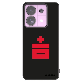 Picasee silikonowe czarne etui na Xiaomi Redmi Note 13 Pro 5G - Le Plastenciaga