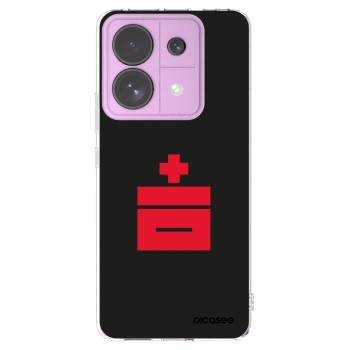 Picasee silikonowe przeźroczyste etui na Xiaomi Redmi Note 13 Pro 5G - Le Plastenciaga
