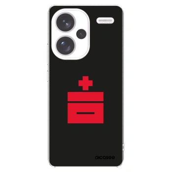 Picasee silikonowe przeźroczyste etui na Xiaomi Redmi Note 13 Pro+ 5G - Le Plastenciaga
