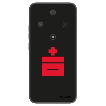 Picasee silikonowe czarne etui na Honor Magic6 Lite 5G - Le Plastenciaga