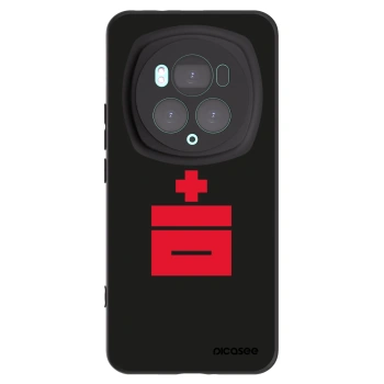 Picasee silikonowe czarne etui na Honor Magic6 Pro - Le Plastenciaga