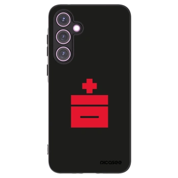 Picasee silikonowe czarne etui na Samsung Galaxy A35 5G A356B - Le Plastenciaga
