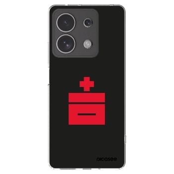 Picasee silikonowe przeźroczyste etui na Xiaomi Redmi Note 13 4G - Le Plastenciaga