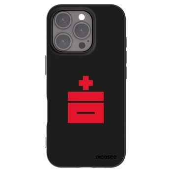 Picasee silikonowe czarne etui na Apple iPhone 16 Pro - Le Plastenciaga