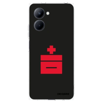 Picasee silikonowe przeźroczyste etui na Realme C33 (2023) - Le Plastenciaga